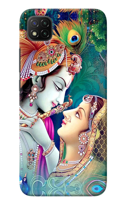 Lord Radha Krishna Poco C3 Back Cover