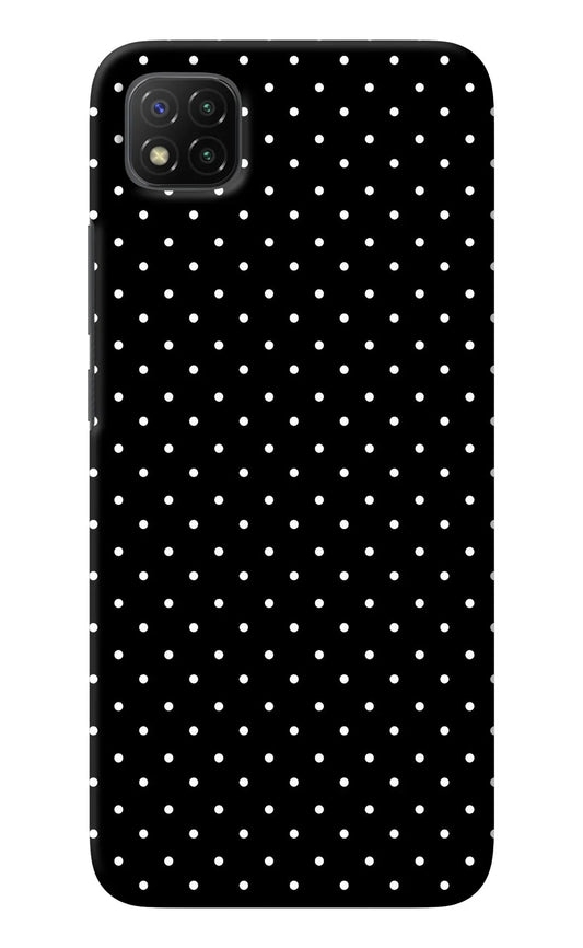 White Dots Poco C3 Back Cover