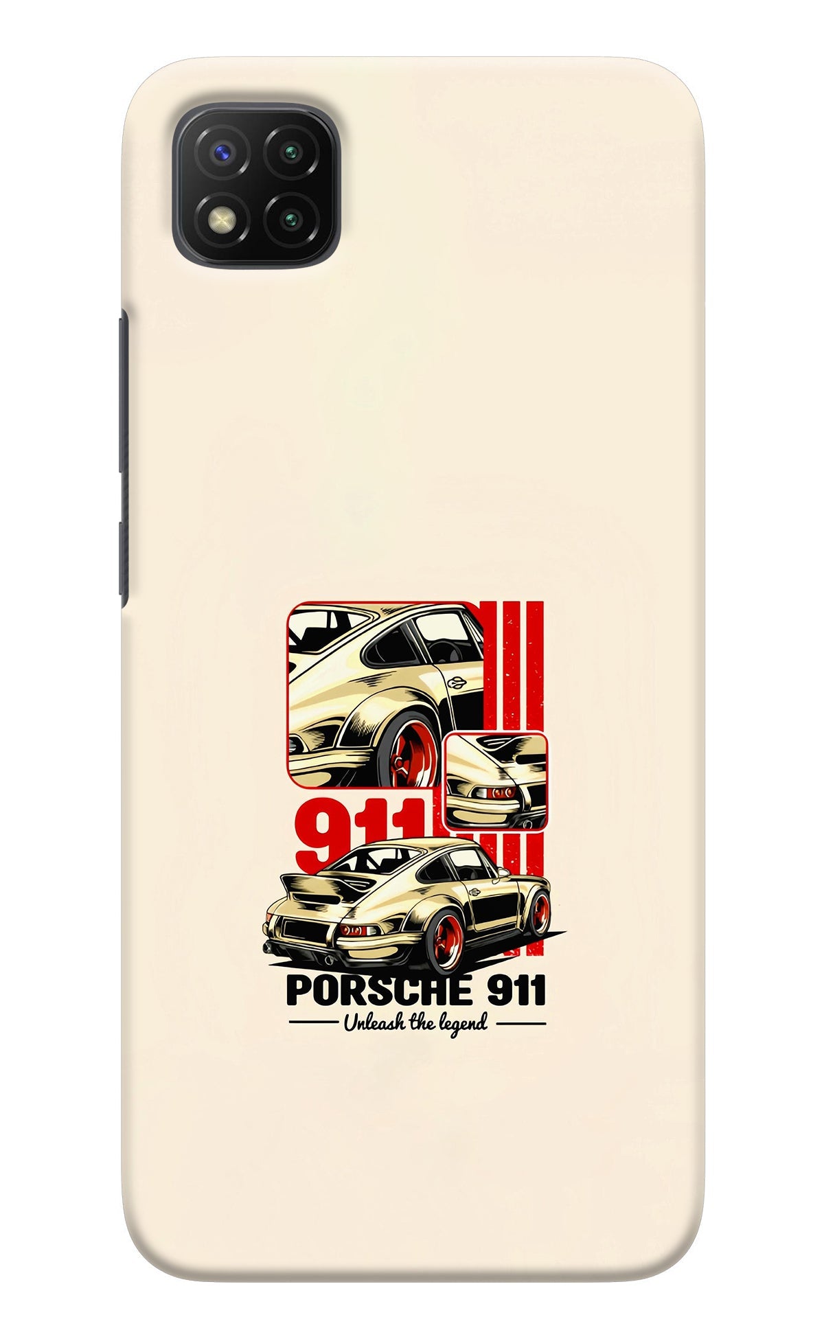 Classic Porsche 911 Poco C3 Back Cover