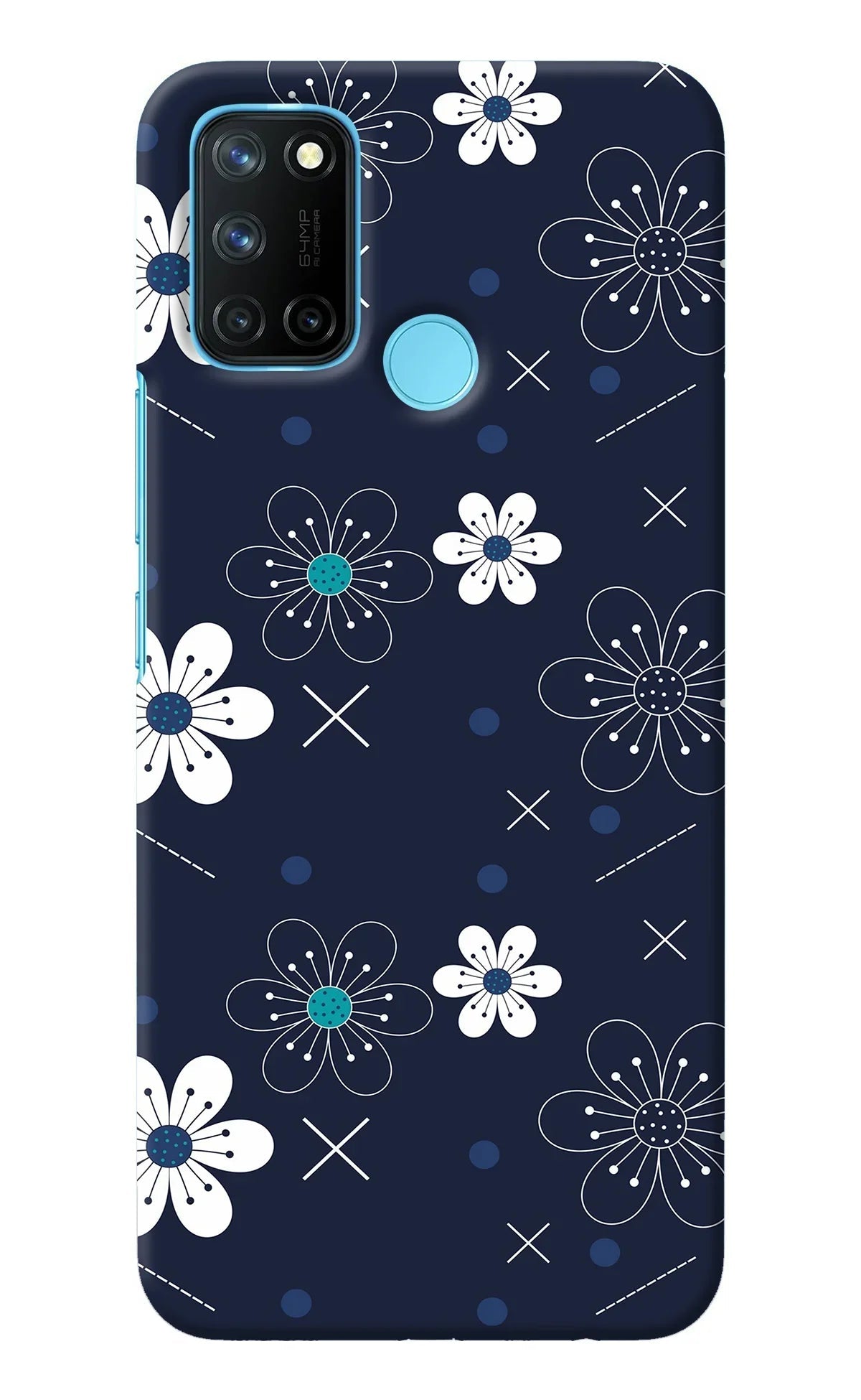 Flowers Realme C17/Realme 7i Back Cover