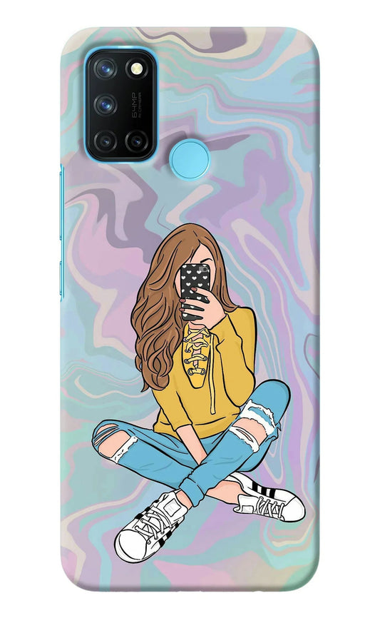 Selfie Girl Realme C17/Realme 7i Back Cover