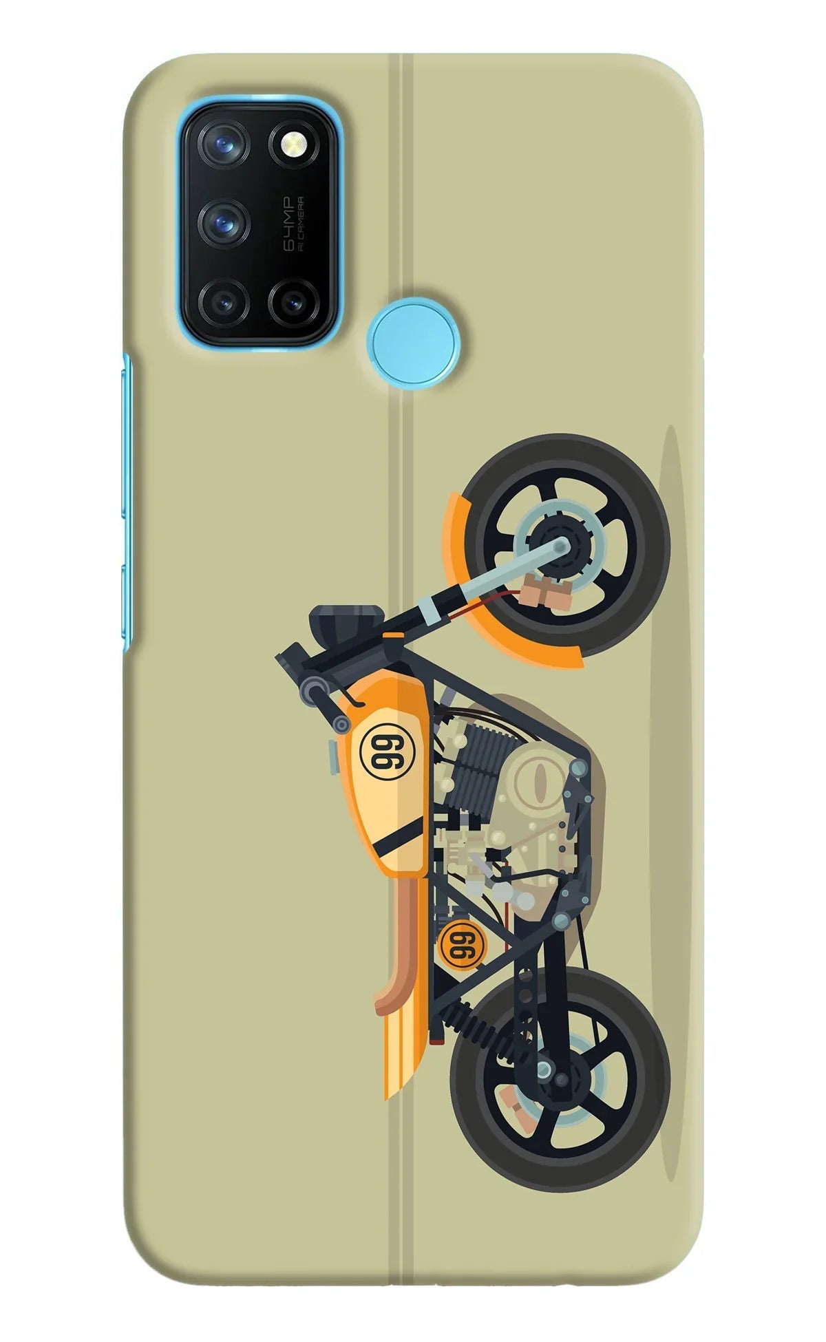 Vertical Speedster Realme C17/Realme 7i Back Cover