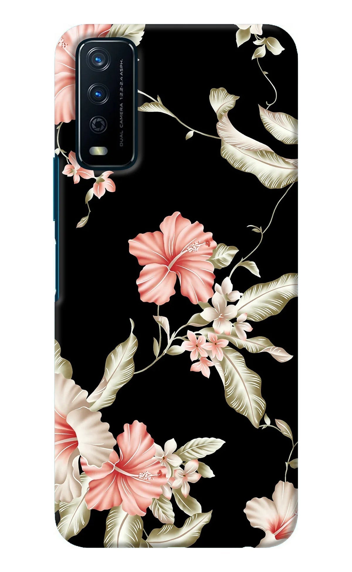 Flowers Vivo Y12s Back Cover