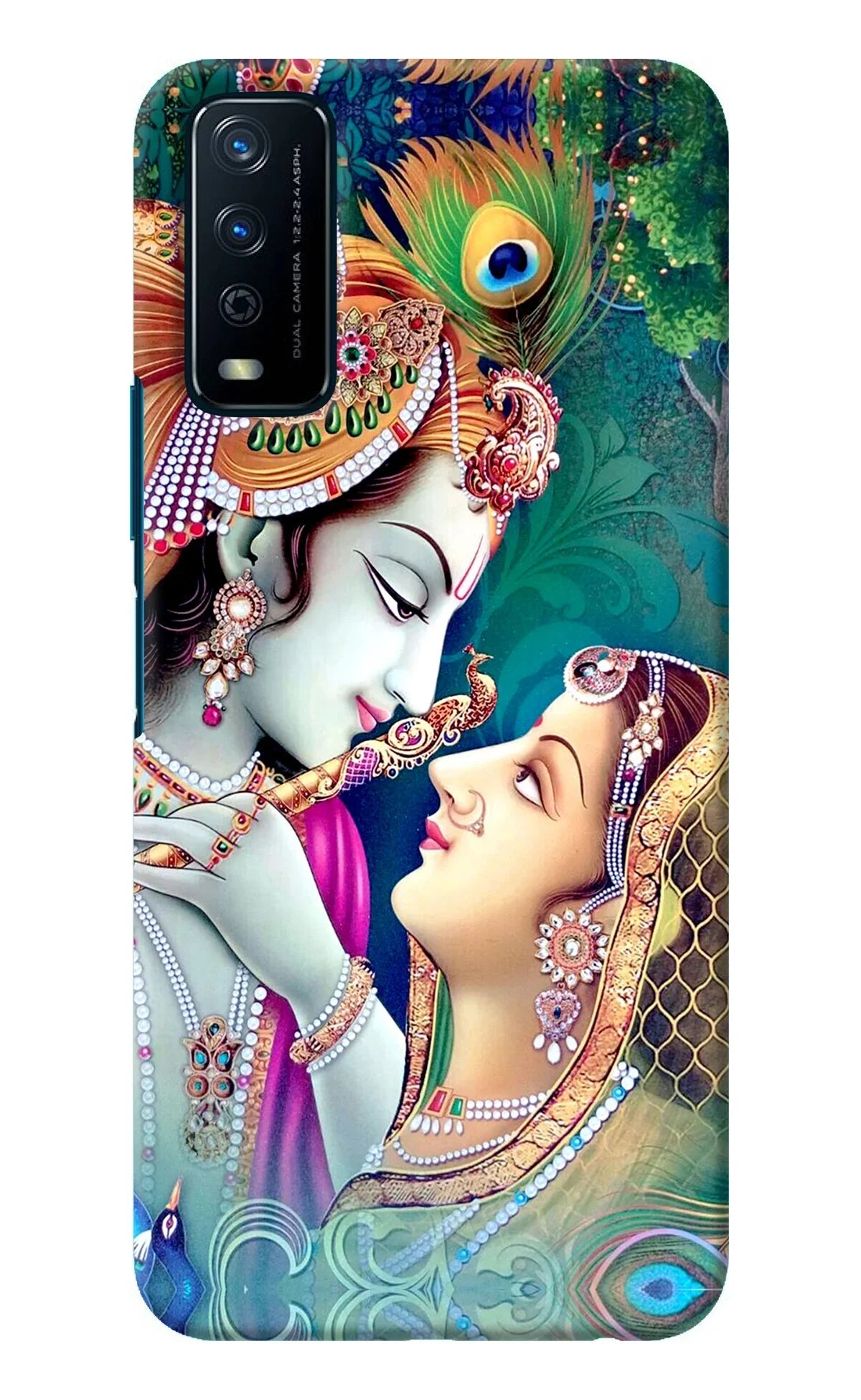 Lord Radha Krishna Vivo Y12s Back Cover