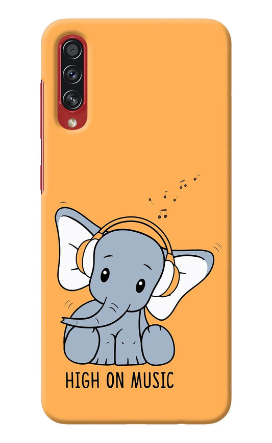 High On Music Samsung A70s Back Cover