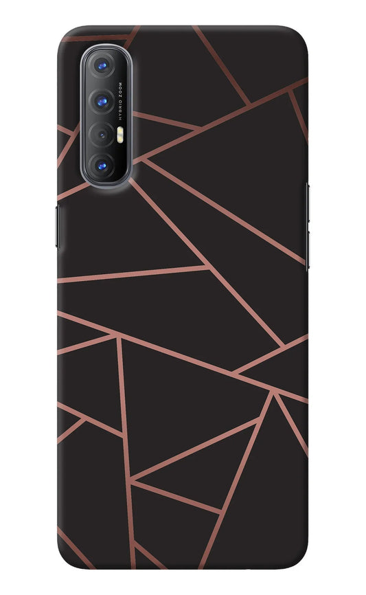 Geometric Pattern Oppo Reno3 Pro Back Cover