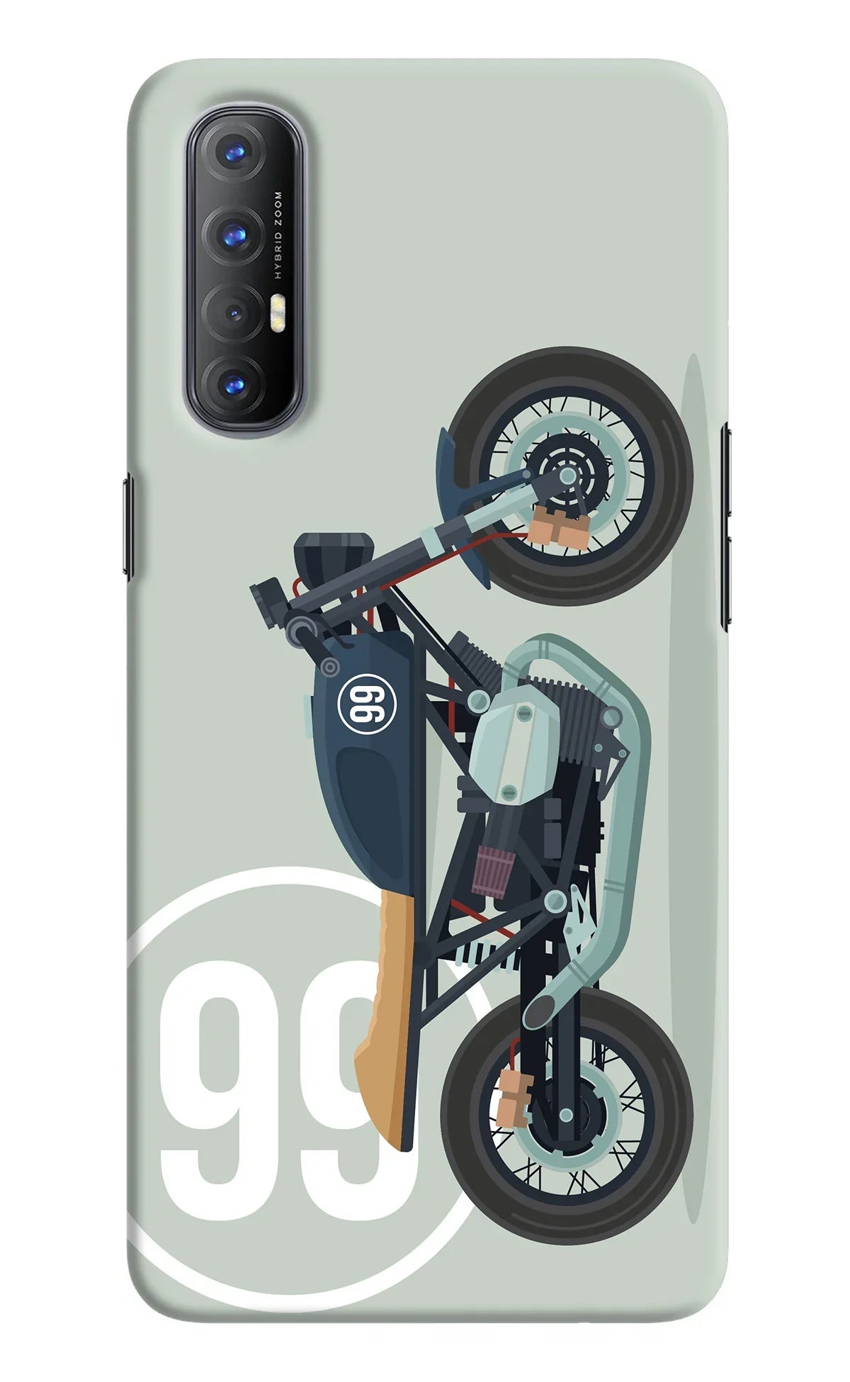 Classic Cafe Racer 99 Oppo Reno3 Pro Back Cover