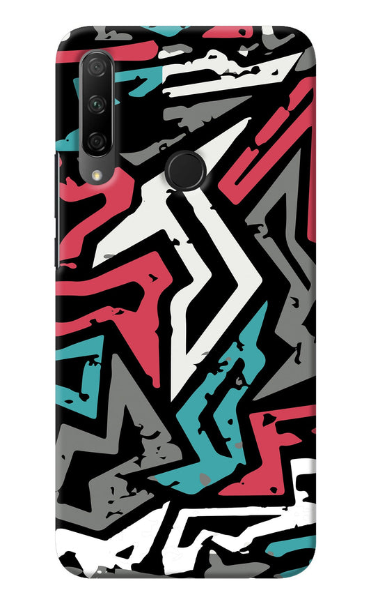 Geometric Graffiti Honor 9X Back Cover