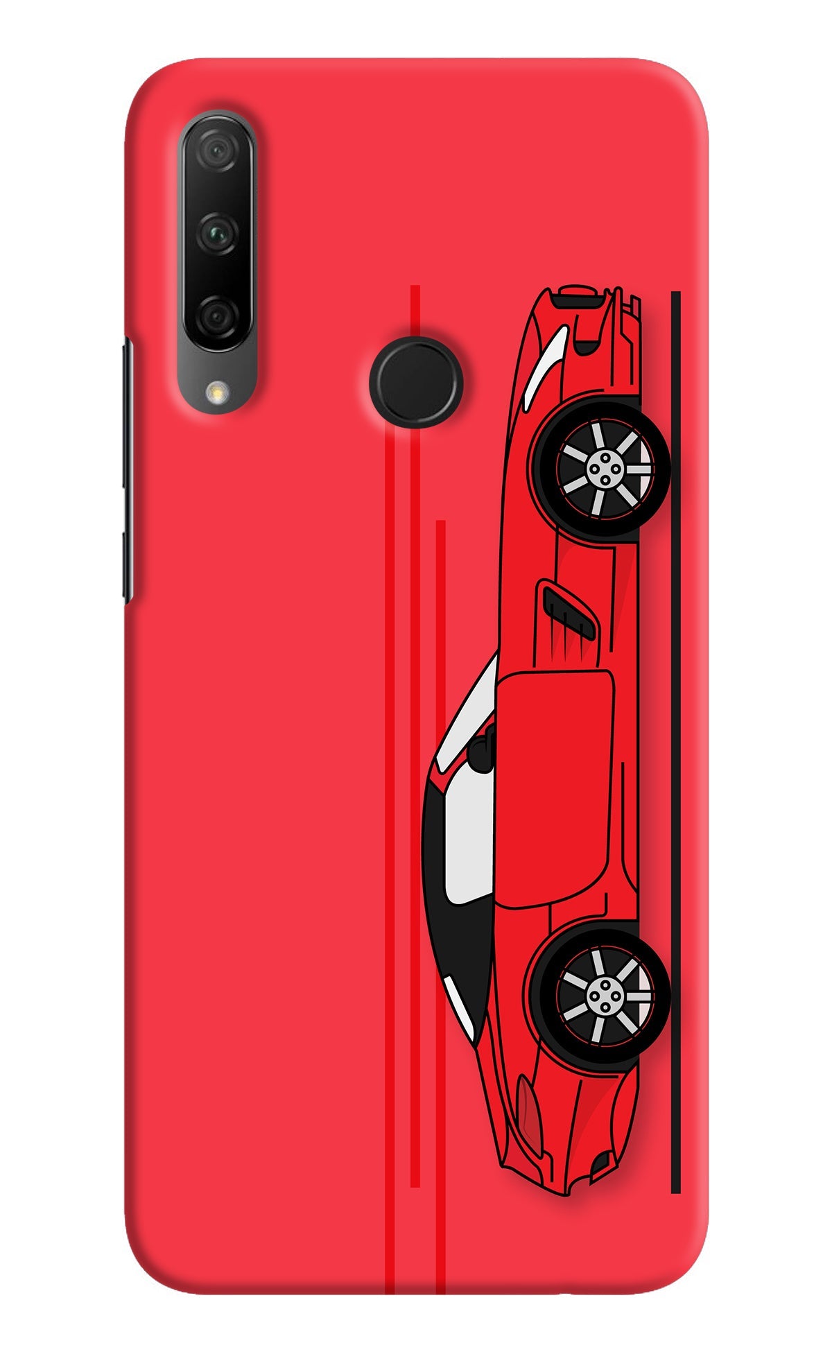 Red Velocity Honor 9X Back Cover
