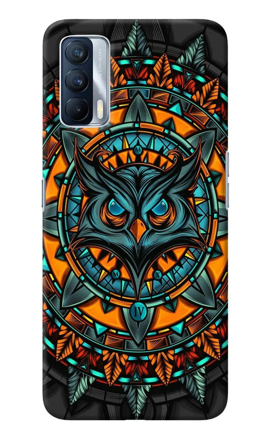 Angry Owl Art Realme X7 Back Cover