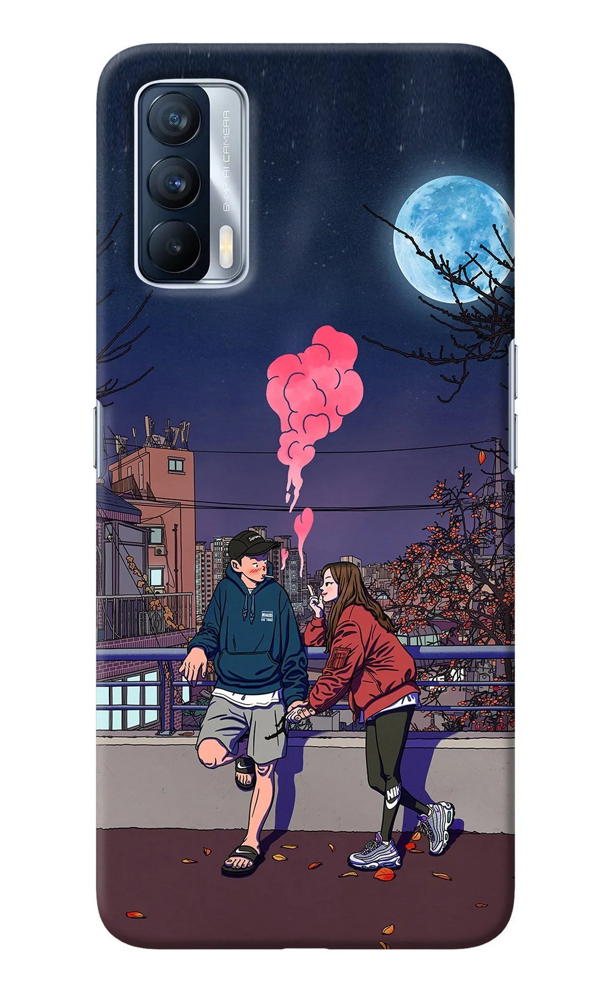 Chilling Couple Realme X7 Back Cover