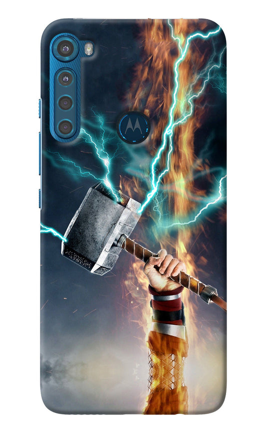 Thor Hammer Mjolnir Motorola One Fusion Plus Back Cover