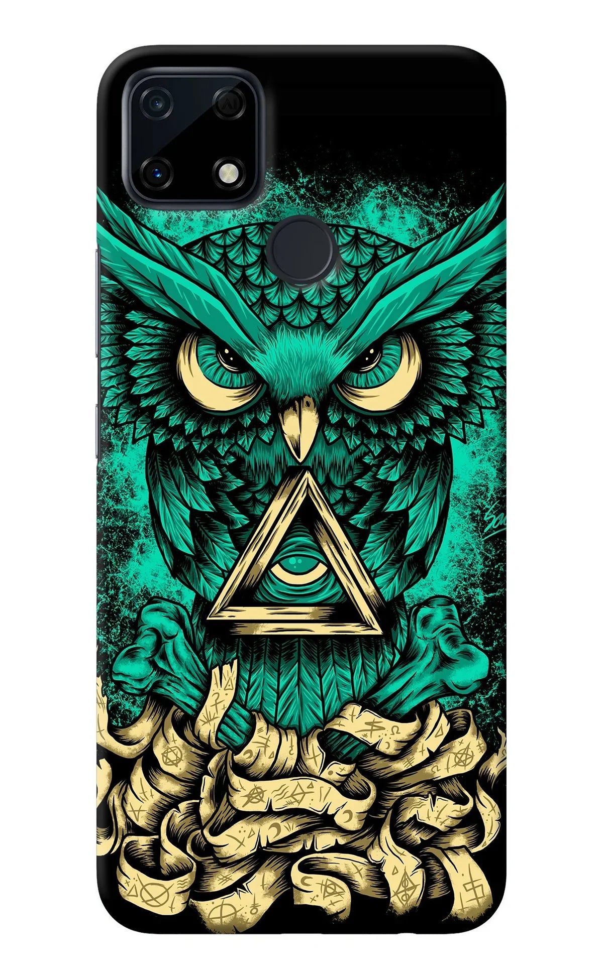 Green Owl Realme Narzo 30A Back Cover