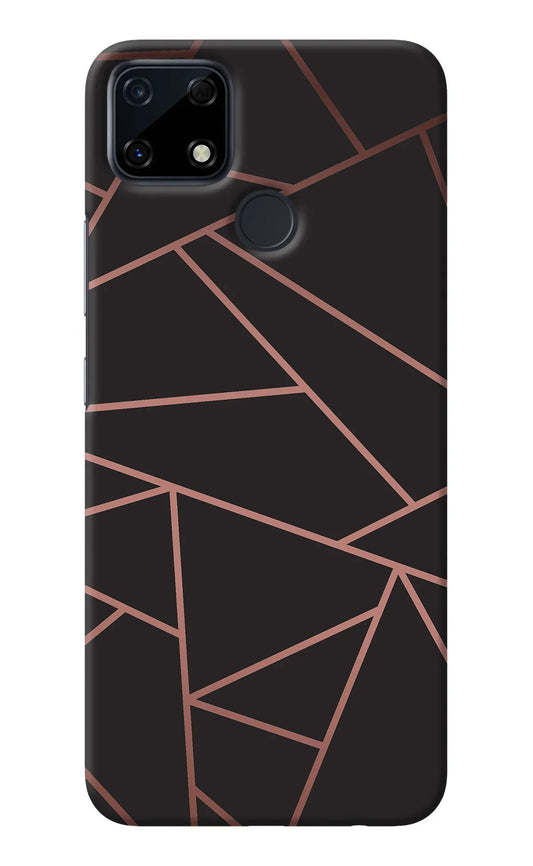 Geometric Pattern Realme Narzo 30A Back Cover