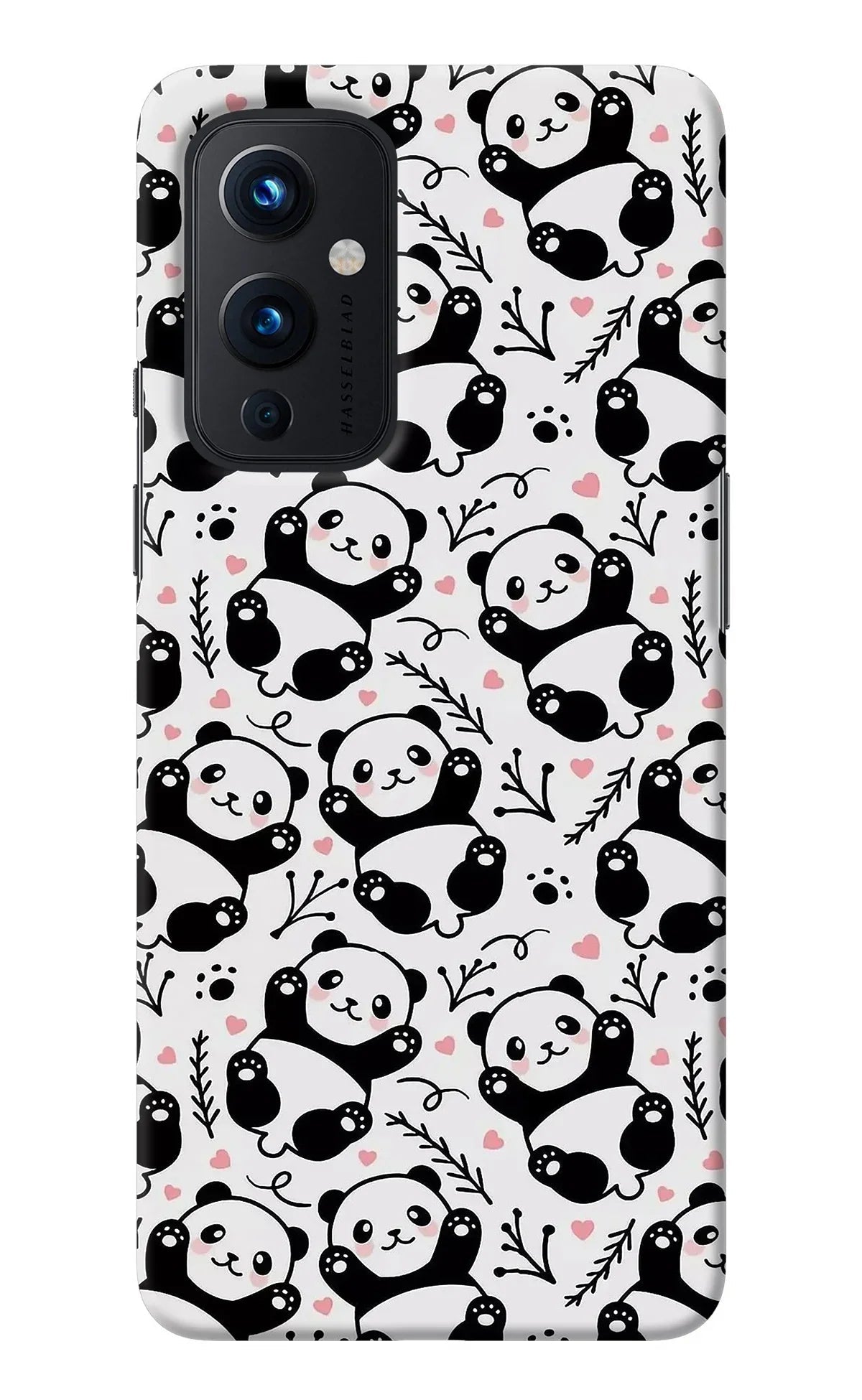 Cute Panda Oneplus 9 Back Cover