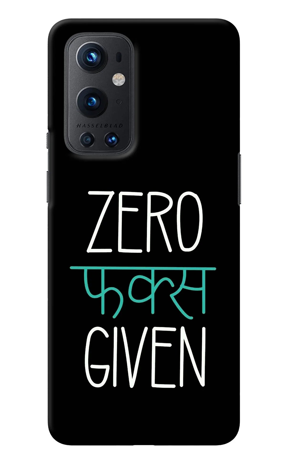 Zero Fucks Given Oneplus 9 Pro Back Cover