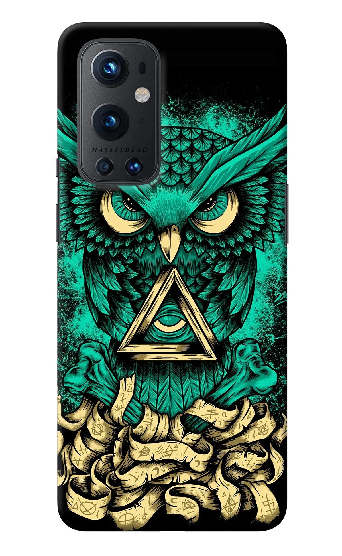 Green Owl Oneplus 9 Pro Back Cover
