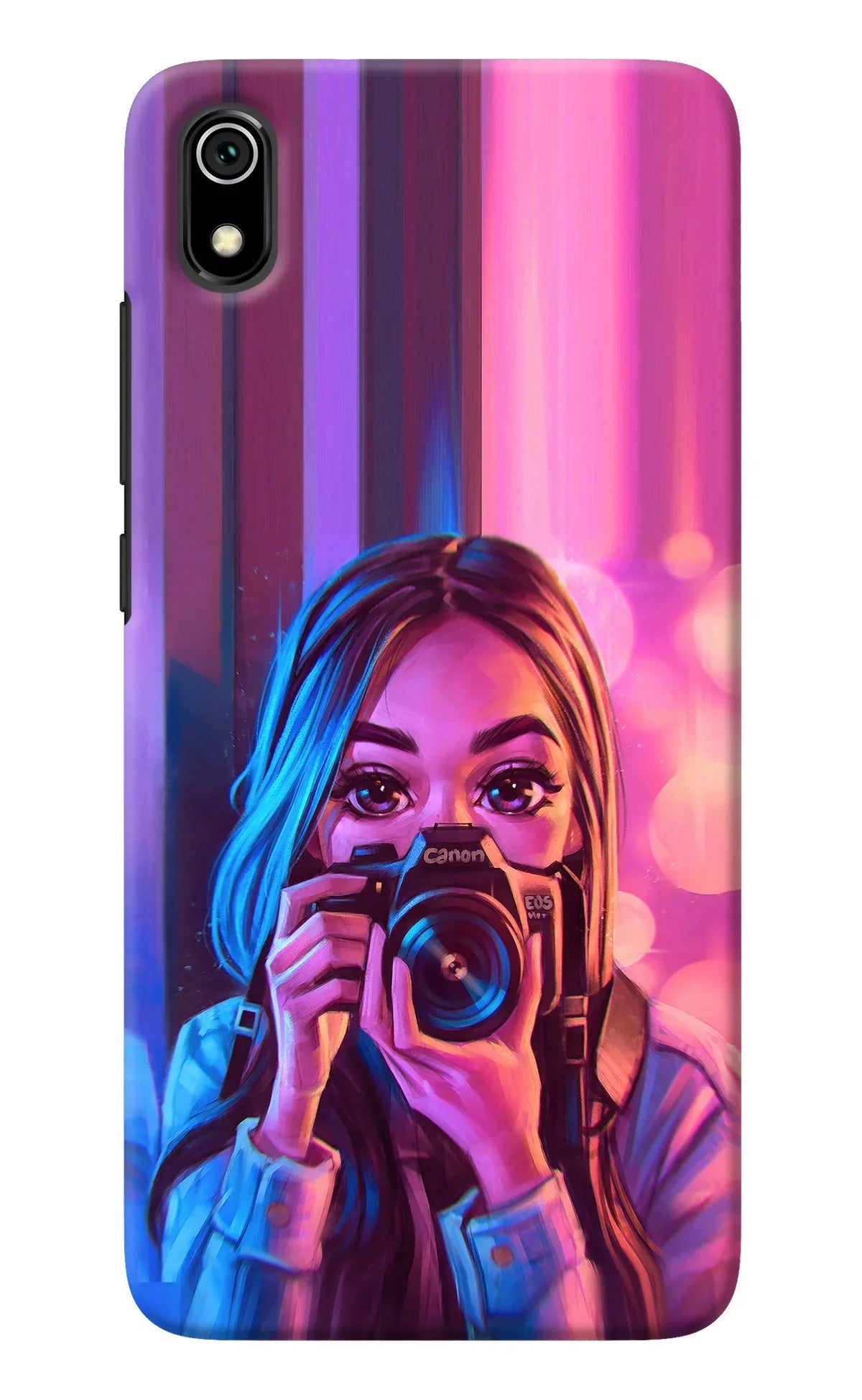 Girl Photographer Redmi 7A Back Cover