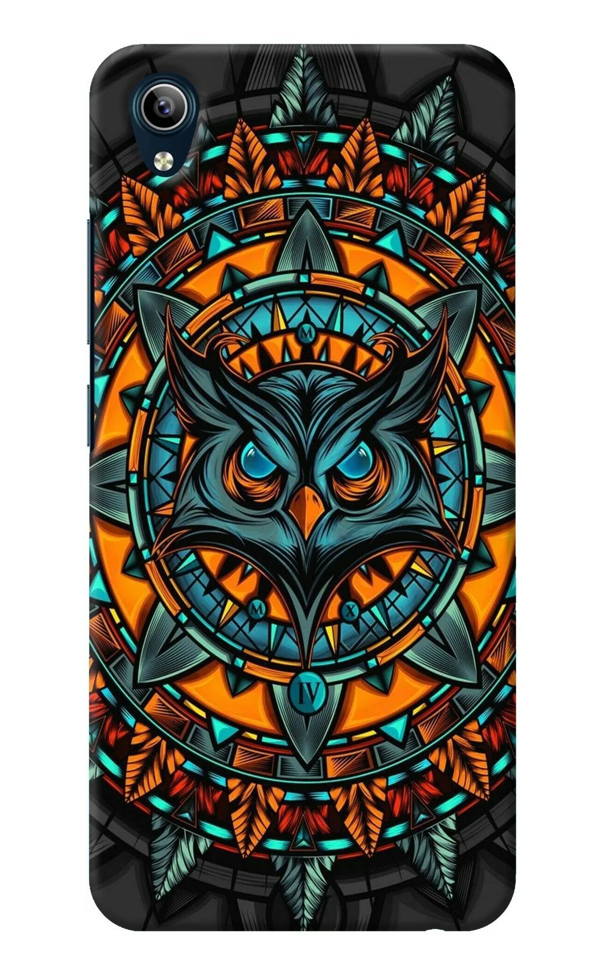 Angry Owl Art Vivo Y91i/Y1s Back Cover