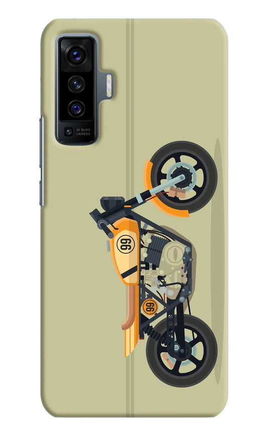 Vertical Speedster Vivo X50 Back Cover