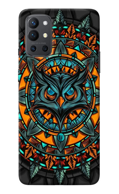 Angry Owl Art Oneplus 9R Back Cover