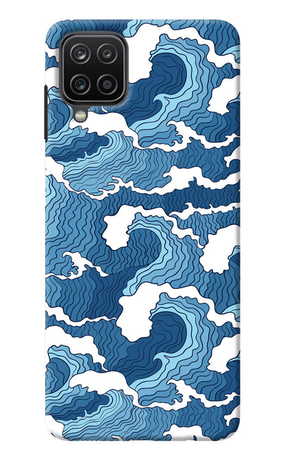 Blue Waves Samsung M12/F12 Back Cover