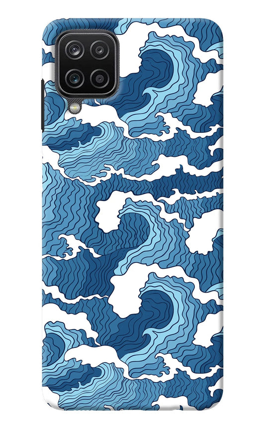 Blue Waves Samsung M12/F12 Back Cover