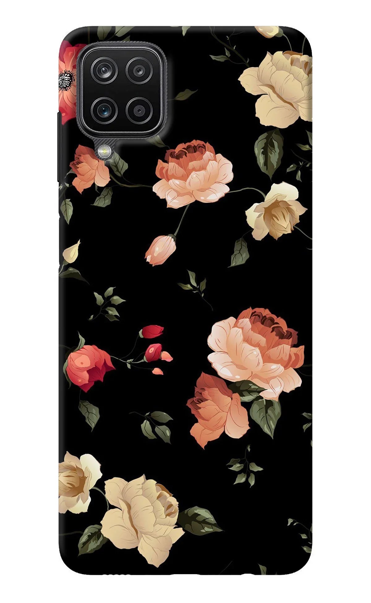 Flowers Samsung M12/F12 Back Cover