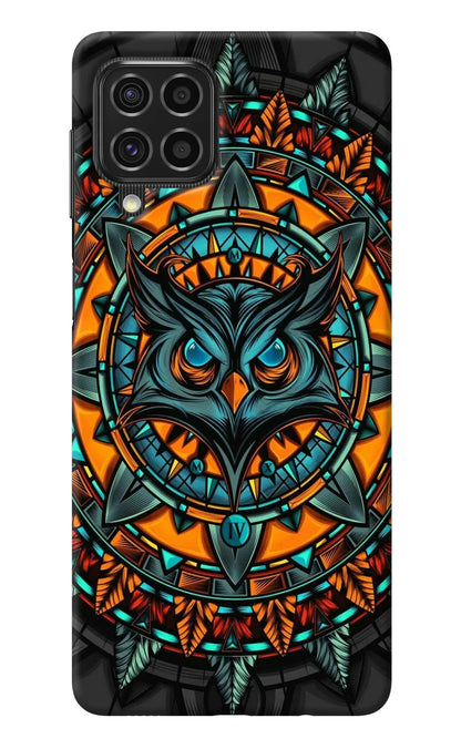 Angry Owl Art Samsung F62 Back Cover