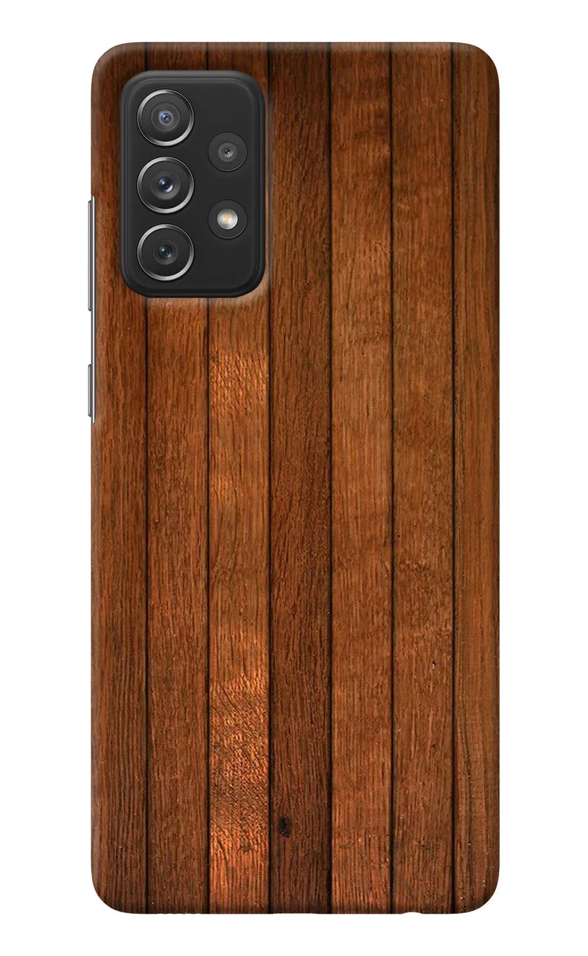 Wooden Artwork Bands Samsung A72 Back Cover