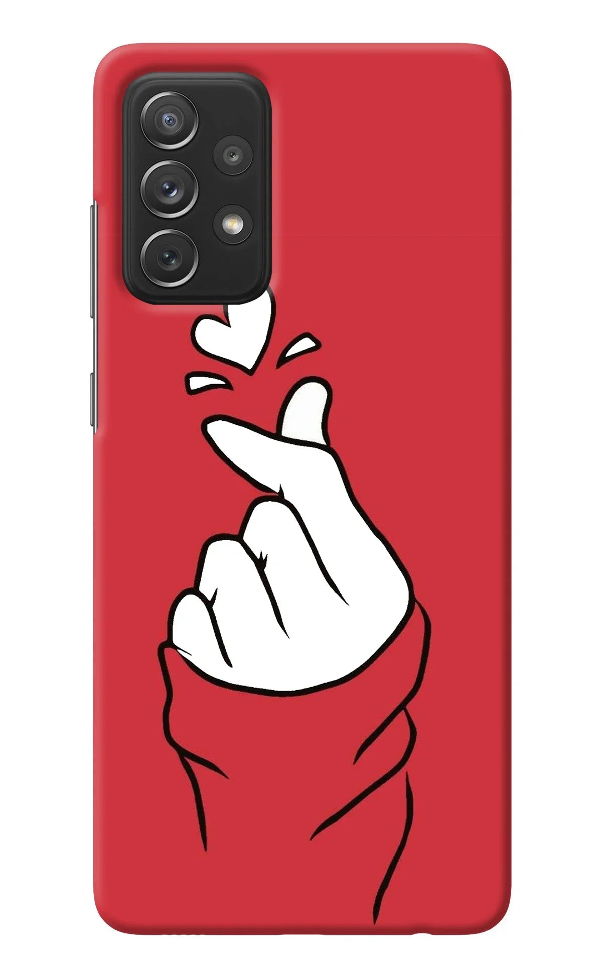 Korean Love Sign Samsung A72 Back Cover