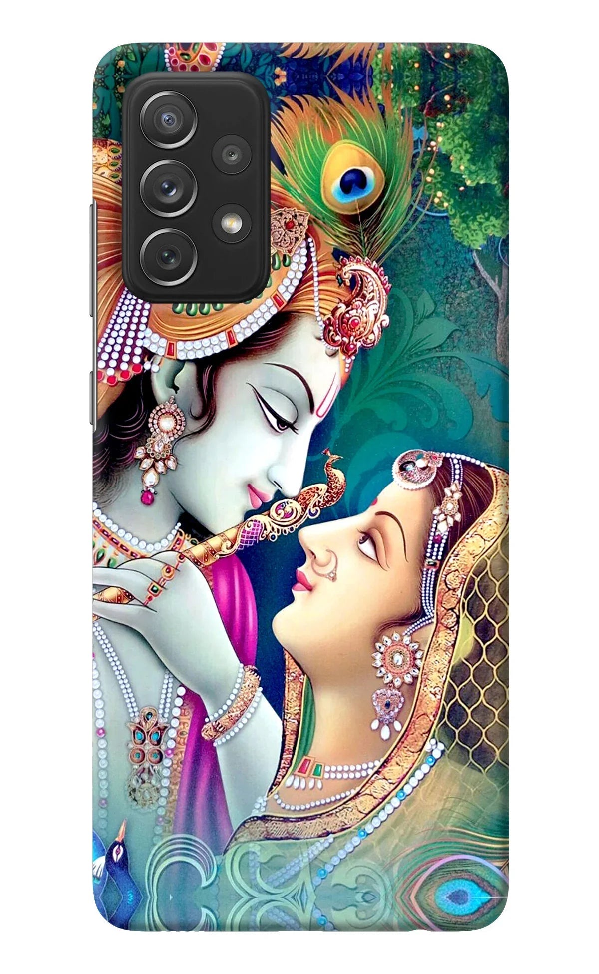 Lord Radha Krishna Samsung A72 Back Cover