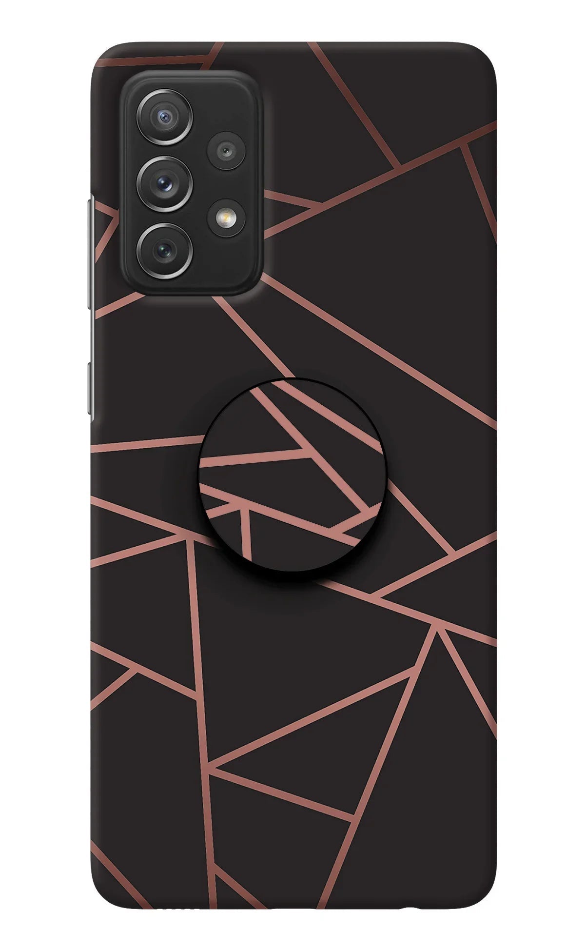 Geometric Pattern Samsung A72 Pop Case