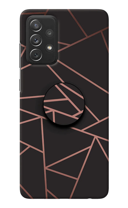 Geometric Pattern Samsung A72 Pop Case
