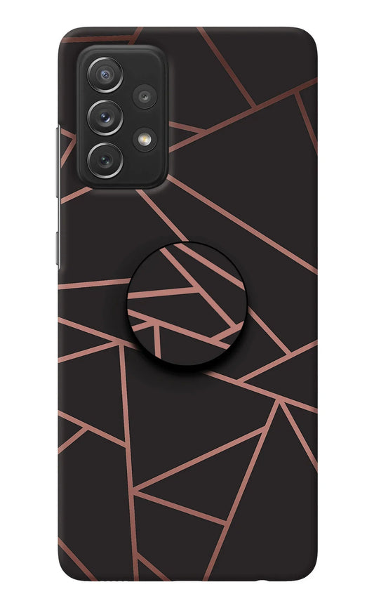 Geometric Pattern Samsung A72 Pop Case