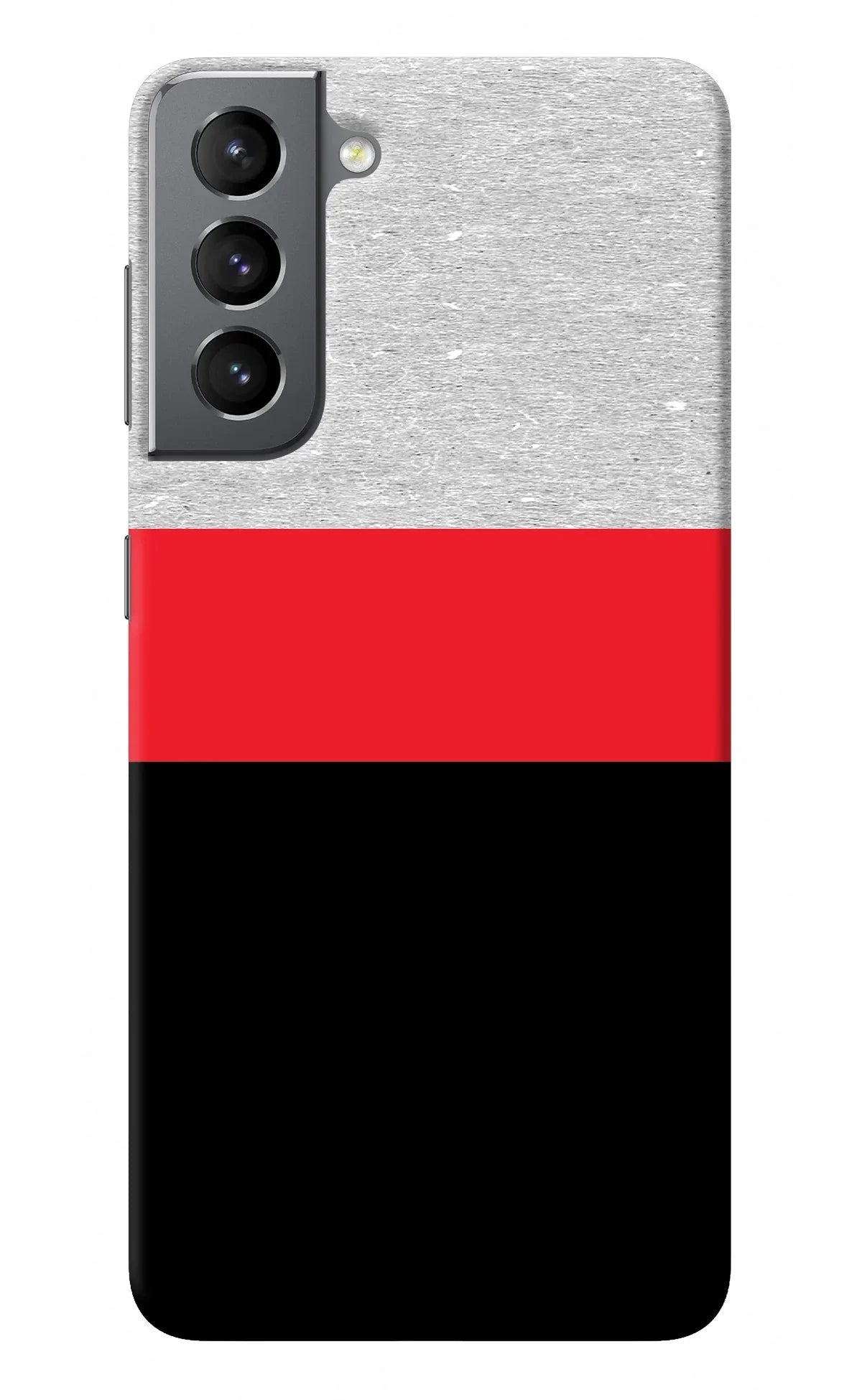 Tri Color Pattern Samsung S21 Back Cover