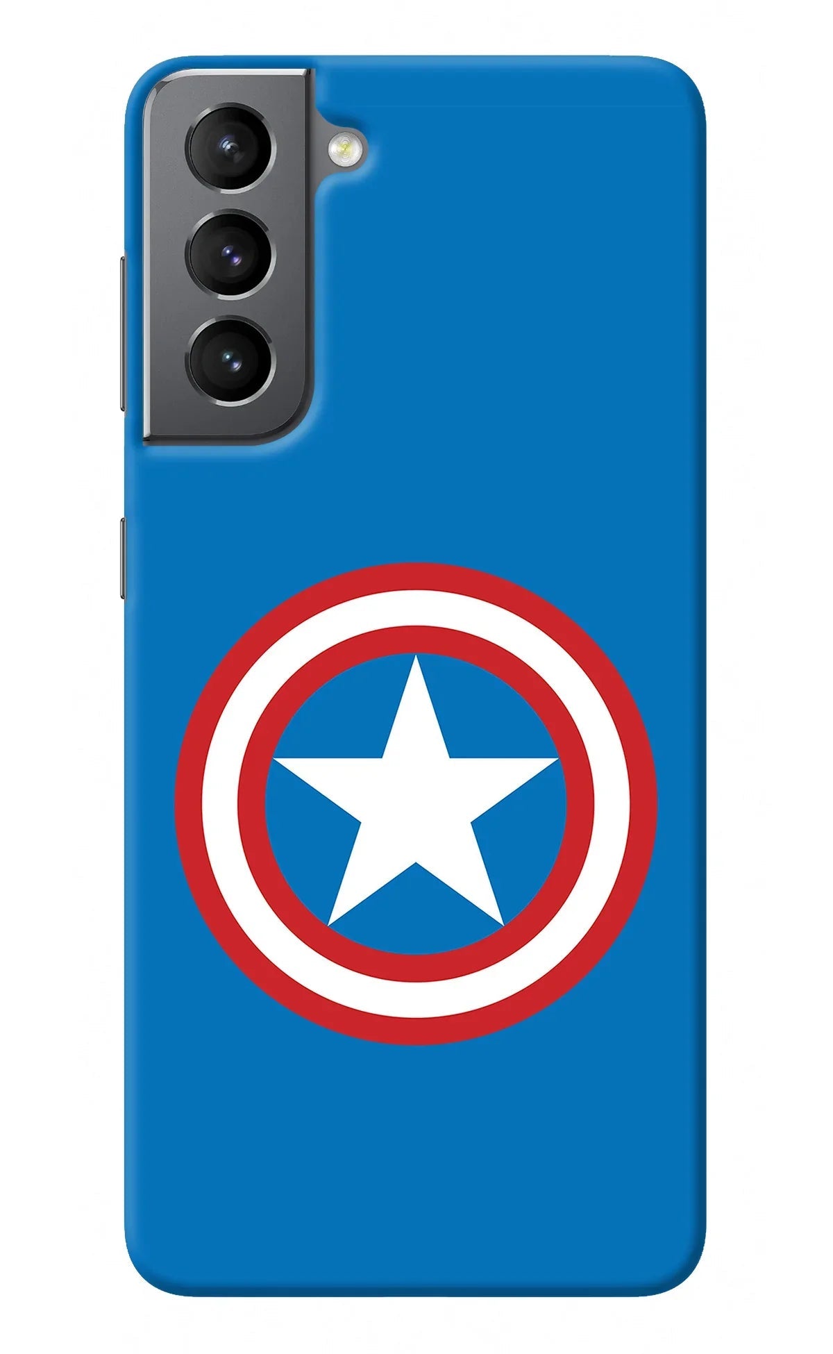 Captain America Logo Samsung S21 Plus Back Cover