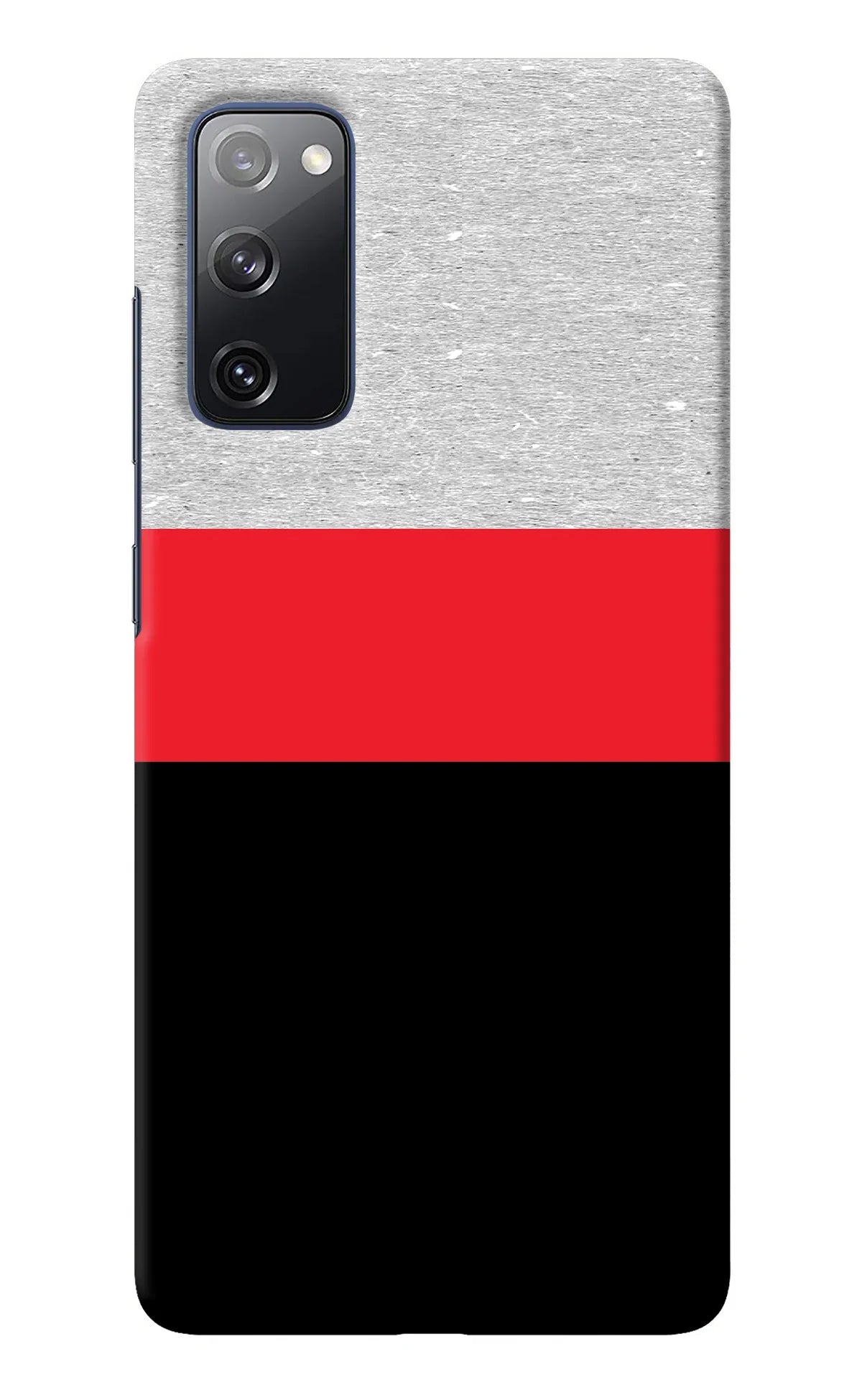 Tri Color Pattern Samsung S20 FE Back Cover