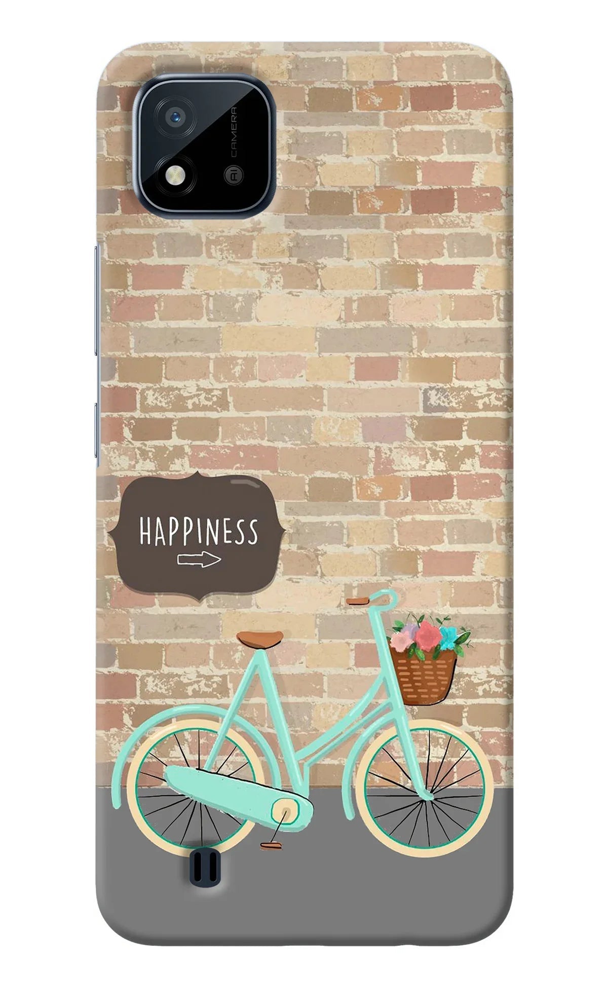 Happiness Artwork Realme C20 Back Cover