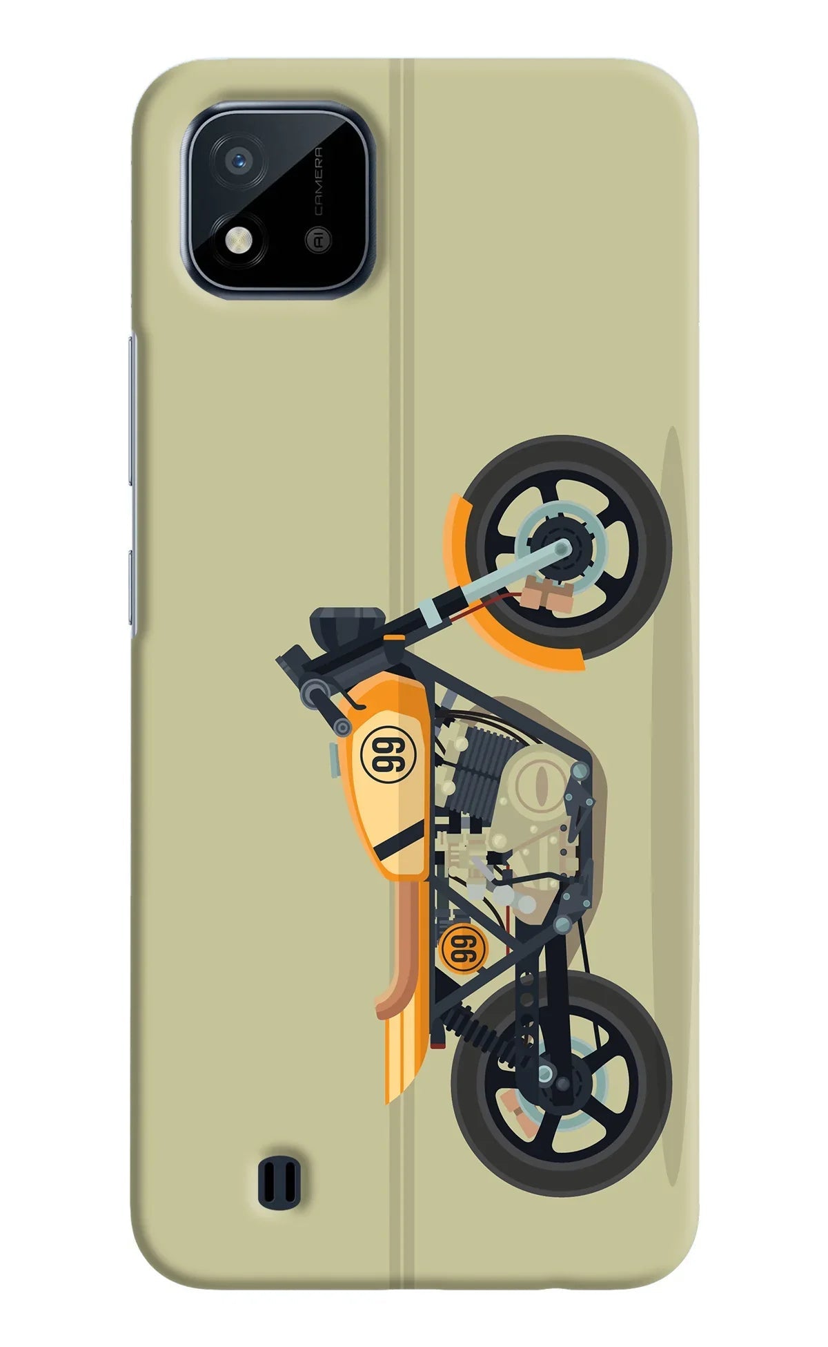 Vertical Speedster Realme C20 Back Cover