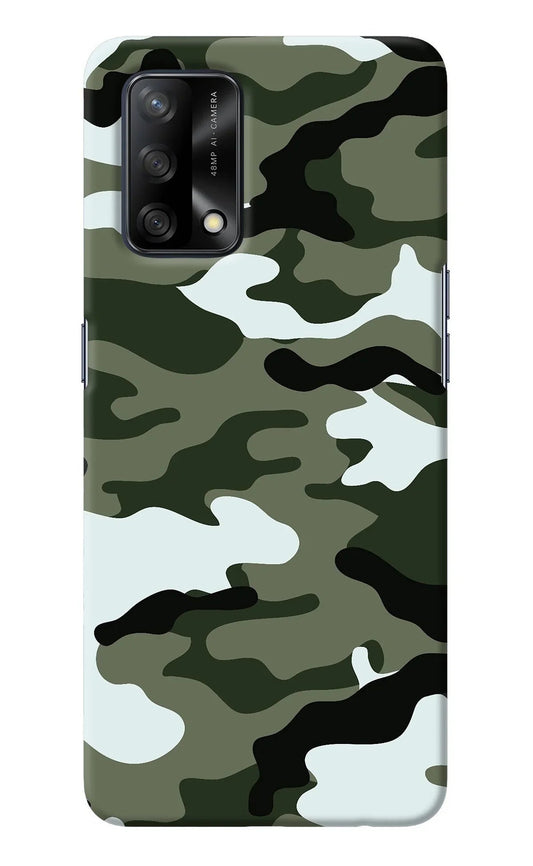 Camouflage Oppo F19/F19s Back Cover