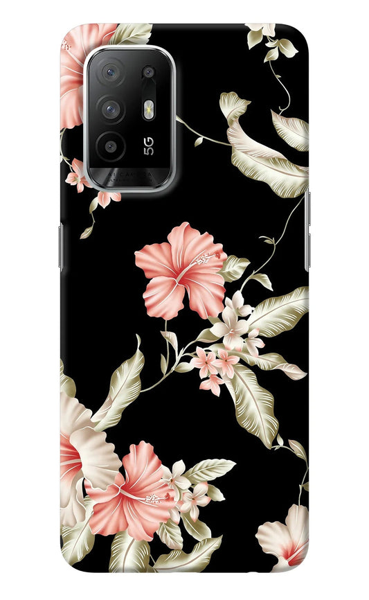 Flowers Oppo F19 Pro+ Back Cover