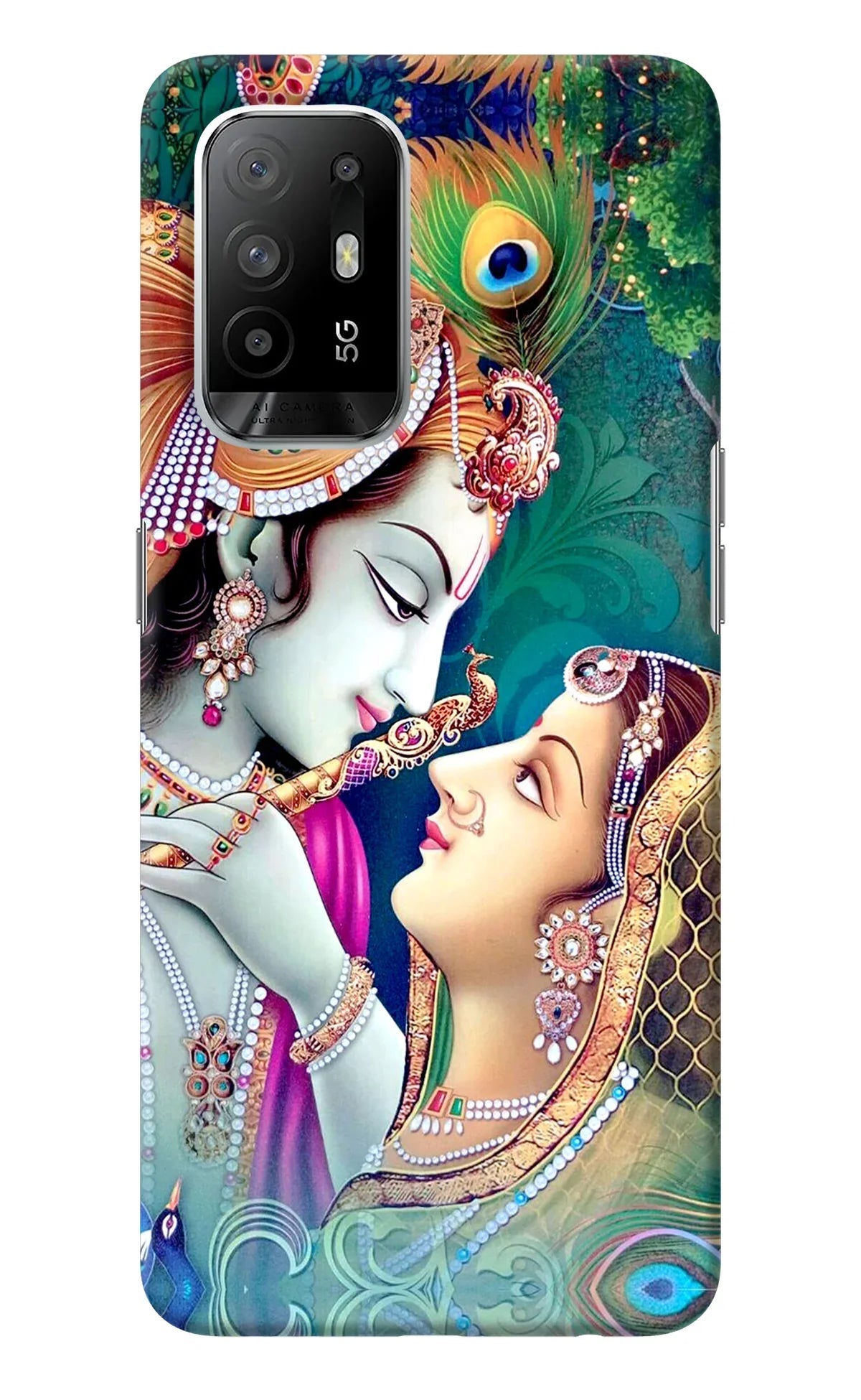 Lord Radha Krishna Oppo F19 Pro+ Back Cover