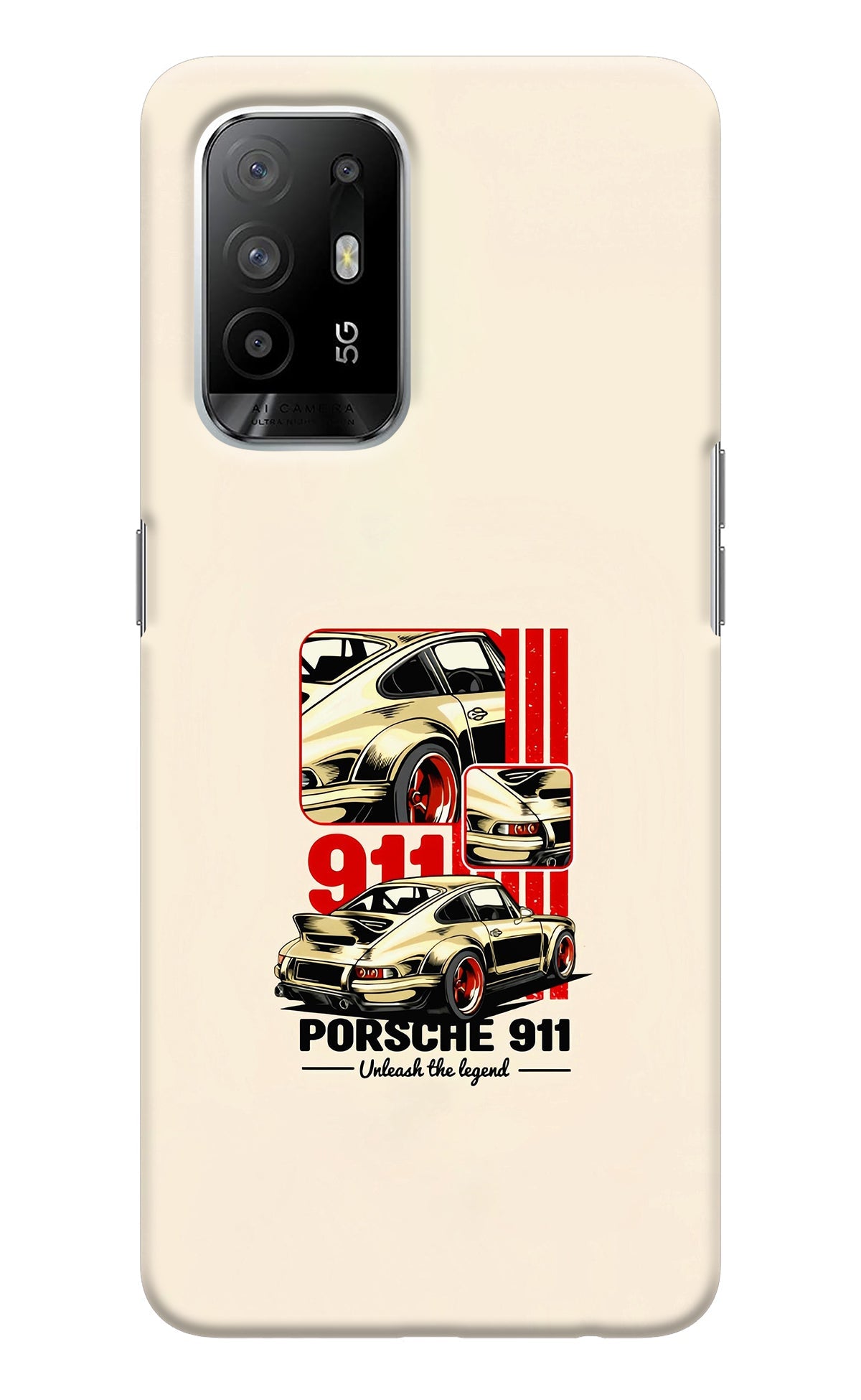 Classic Porsche 911 Oppo F19 Pro+ Back Cover