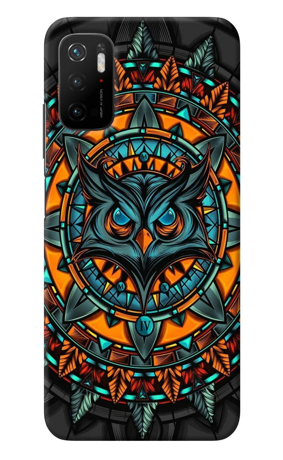 Angry Owl Art Poco M3 Pro 5G Back Cover