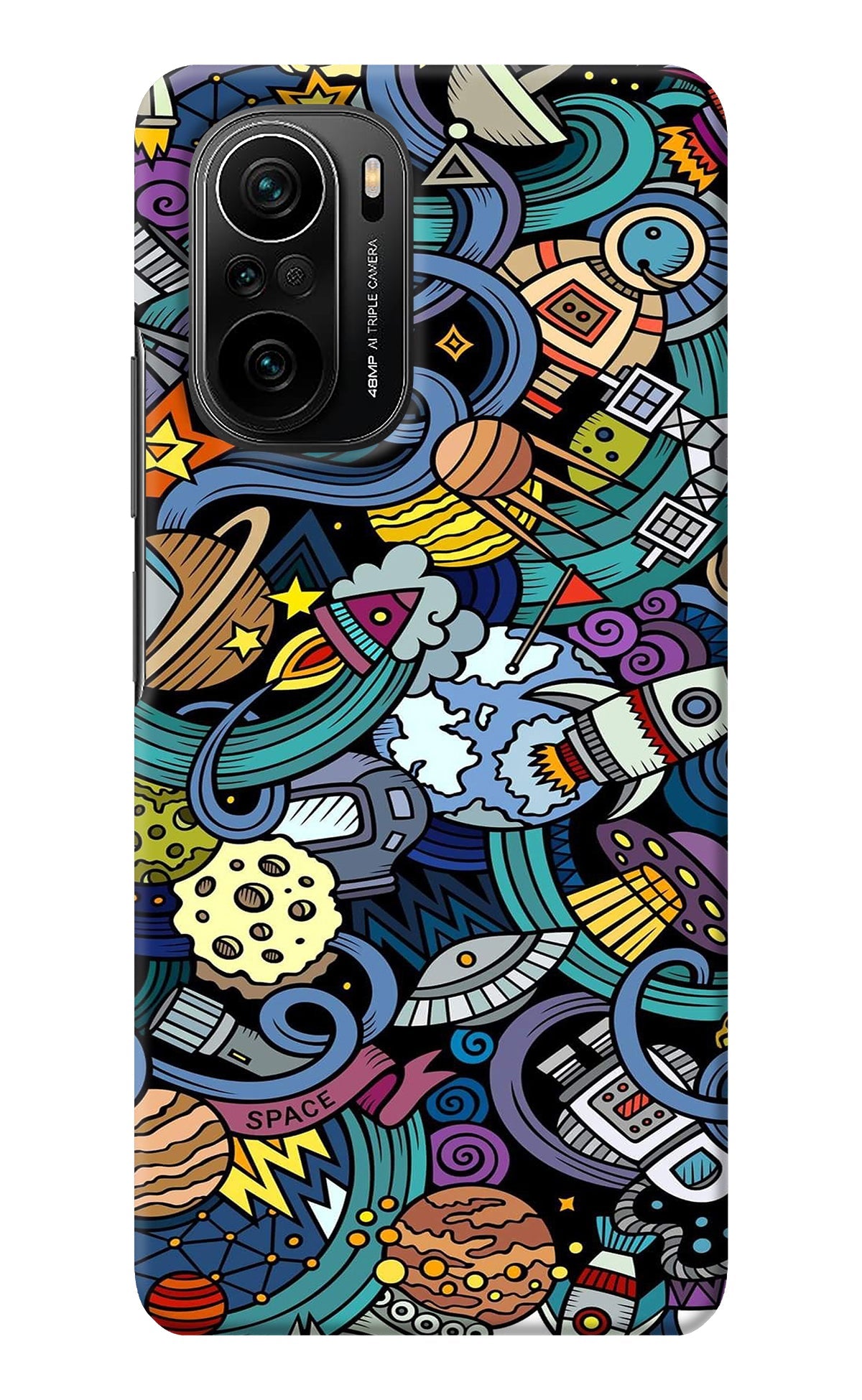 Space Abstract Mi 11X/11X Pro Back Cover