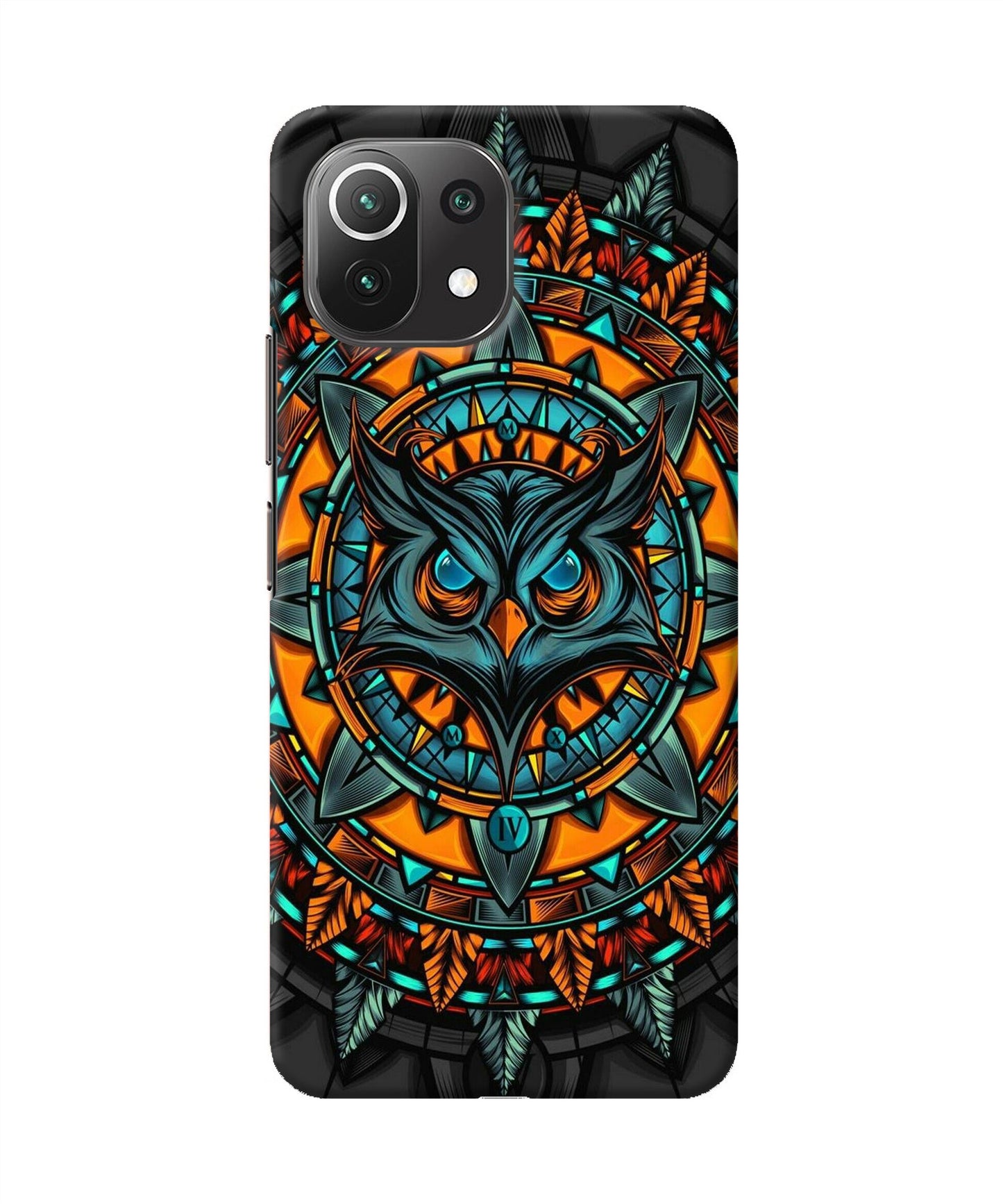 Angry Owl Art Mi 11 Lite Back Cover