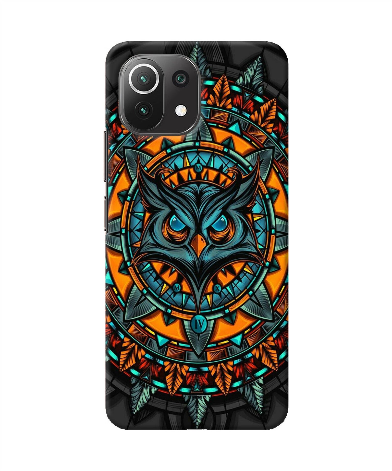 Angry Owl Art Mi 11 Lite Back Cover
