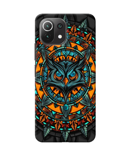 Angry Owl Art Mi 11 Lite Back Cover