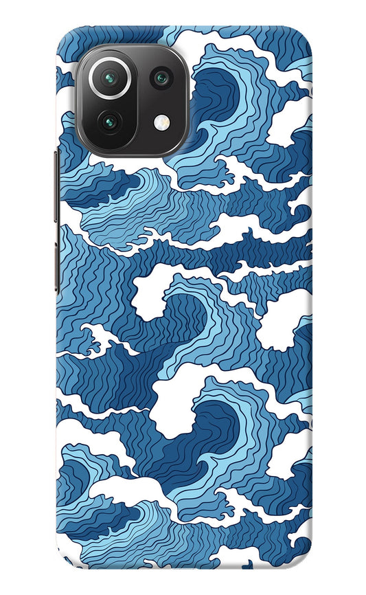 Blue Waves Mi 11 Lite Back Cover